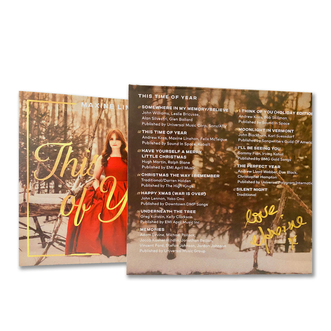 This Time Of Year - Signed CD